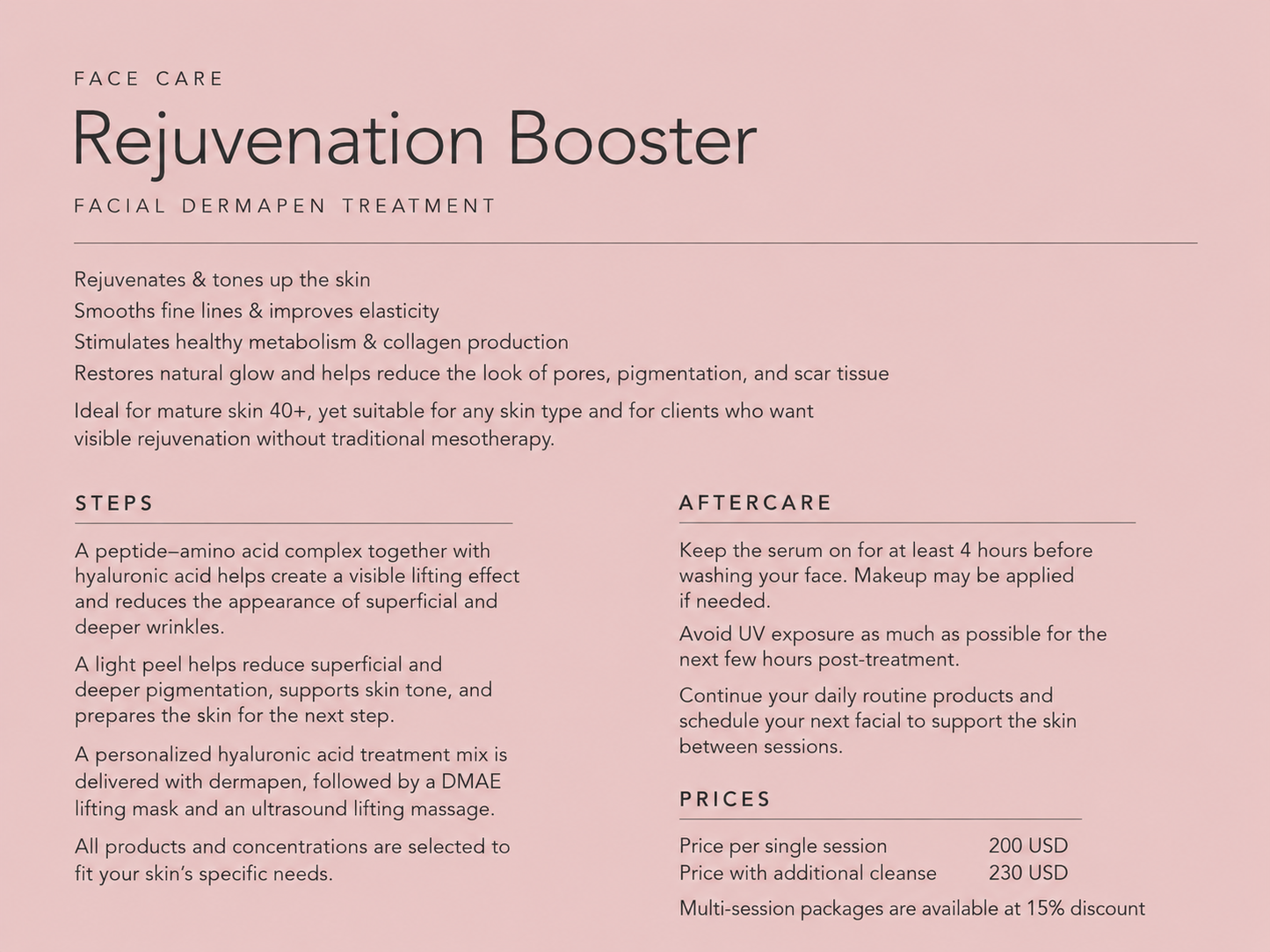 Rejuvenation Booster